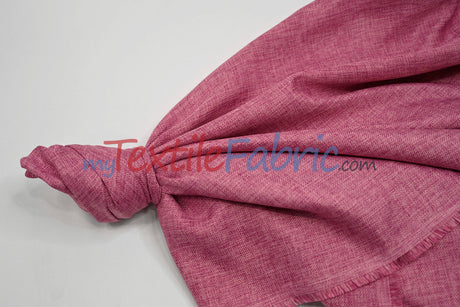 Vintage Linen Fabric | Imitation Burlap Fabric | 60" Wide | Faux Burlap | Vintage Rustic Natural Look Burlap | Washable Burlap Fabric for Decor |