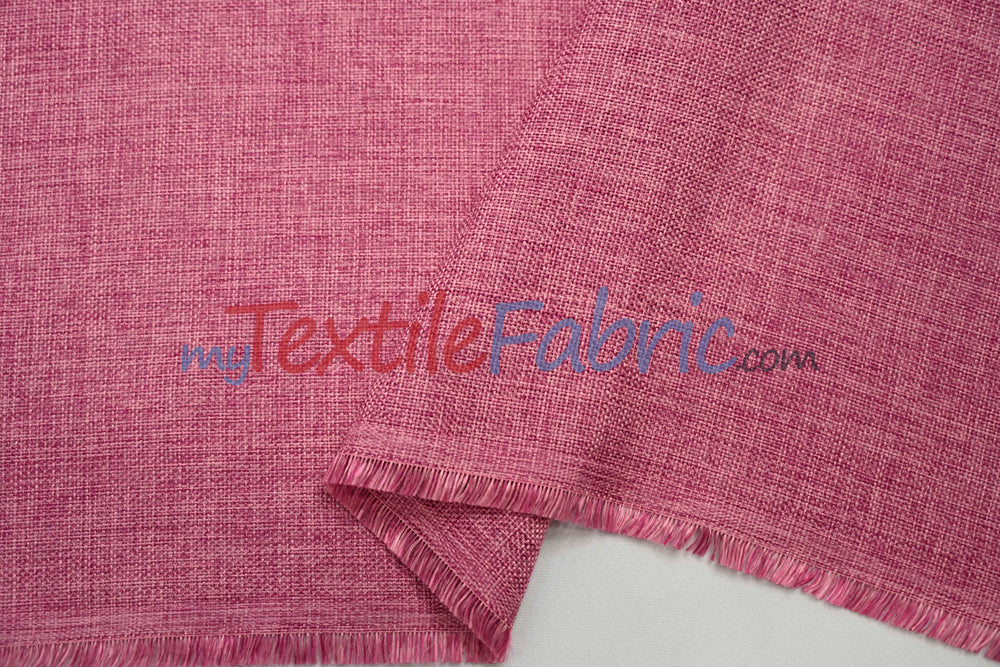 Vintage Linen Fabric | Imitation Burlap Fabric | 60" Wide | Faux Burlap | Vintage Rustic Natural Look Burlap | Washable Burlap Fabric for Decor |