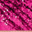 Dull Square Dazzle Sequins | Decorative Payette Sequins on Mesh | 52" Wide |