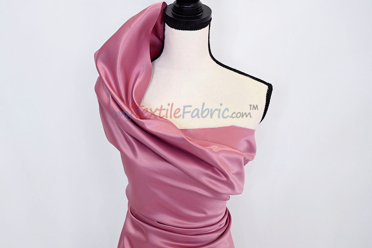 Lamour Satin Fabric | Polyester Matte Satin | Peau De Soie | 60" Wide | Wedding Dress, Tablecloth, Multiple Colors