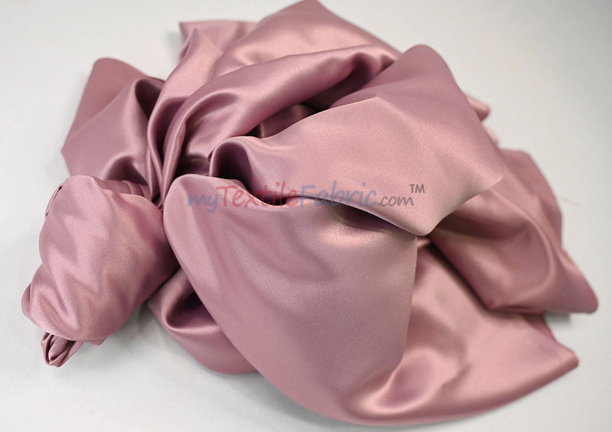 Lamour Satin Fabric | Polyester Matte Satin | Peau De Soie | 60" Wide | Wedding Dress, Tablecloth, Multiple Colors
