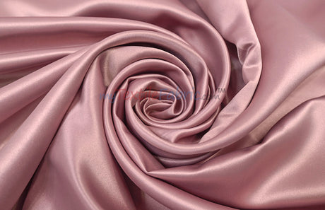 Lamour Satin Fabric | Polyester Matte Satin | Peau De Soie | 60" Wide | Wedding Dress, Tablecloth, Multiple Colors