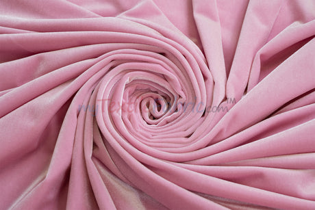 Soft and Plush Stretch Velvet Fabric | Stretch Velvet Spandex | 58" Wide | Spandex Velour for Apparel, Costume, Cosplay, Drapes |