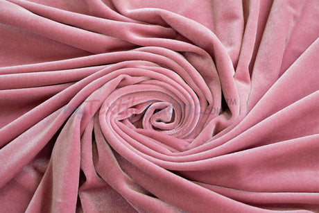 Soft and Plush Stretch Velvet Fabric | Stretch Velvet Spandex | 58" Wide | Spandex Velour for Apparel, Costume, Cosplay, Drapes |