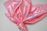 Stretch Charmeuse Satin Fabric | Soft Silky Satin Fabric | 96% Polyester 4% Spandex | Multiple Colors | Yards & Bolts