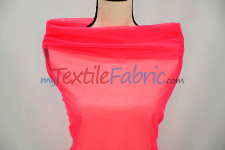 Super Soft Power Mesh Spandex | 20% Spandex | 60" Wide | 4 Way Stretch | Multiple Colors |