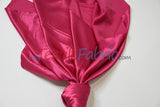 Stretch Charmeuse Satin Fabric | Soft Silky Satin Fabric | 96% Polyester 4% Spandex | Multiple Colors | Yards & Bolts