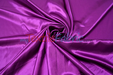 Stretch Charmeuse Satin Fabric | Soft Silky Satin Fabric | 96% Polyester 4% Spandex | Multiple Colors | Yards & Bolts