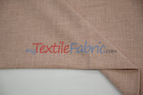 Luxe Linen Fabric | Durable Polyester-Linen Blend | 60" Wide | Upholstery & Apparel & Tablecloth |