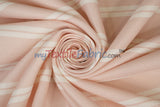 Monarch Stripe Fabric by the Yard | 100% Polyester | 60" Wide |
