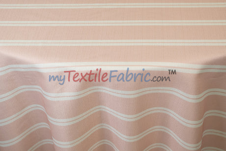 Monarch Stripe Fabric by the Yard | 100% Polyester | 60" Wide |
