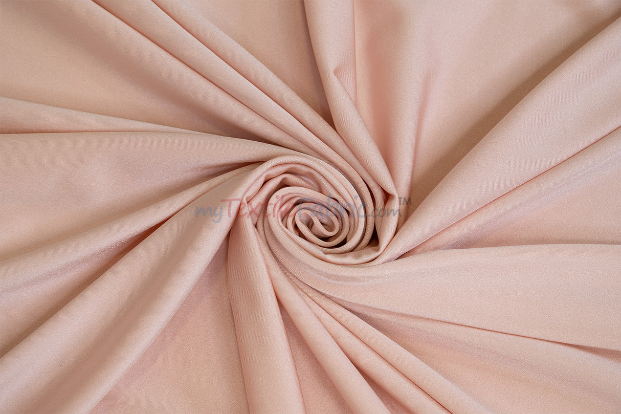 Nylon Spandex 4 Way Stretch Fabric | 60" Width | Great for Swimwear, Dancewear, Waterproof, Tablecloths, Chair Covers | Multiple Colors |