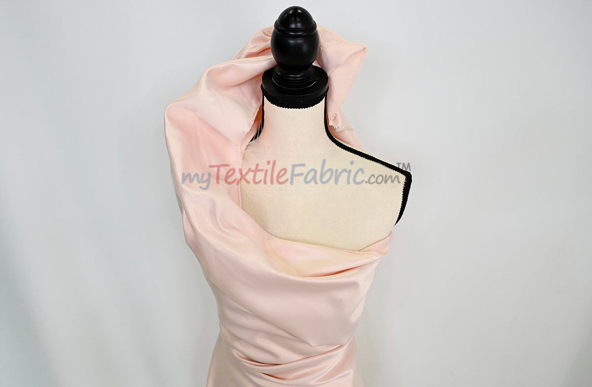 Lamour Satin Fabric | Polyester Matte Satin | Peau De Soie | 60" Wide | Wedding Dress, Tablecloth, Multiple Colors
