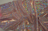 4 Way Stretch Dancewear Fabric | Shattered Hologram Spandex | 58/60" Wide | Multiple Colors |