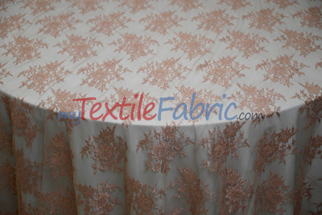 Chantilly Lace Fabric | 52” Wide | Elegant Floral Lace for Bridal & Formalwear