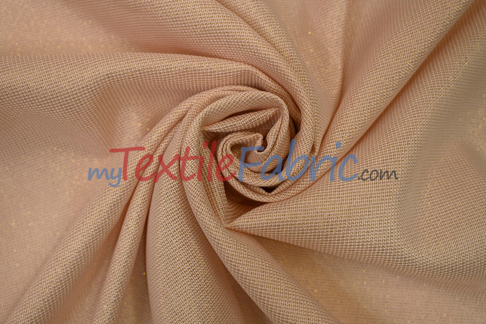 Metallic Vintage Linen Fabric | Imitation Burlap with Metallic Foil | 60" Wide | Washable Burlap Fabric for Decor |