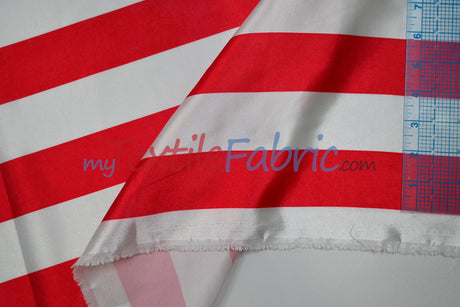 2" Stripe Satin Fabric | Soft Satin Stripe Charmeuse Fabric | 60" Wide | Multiple Colors |