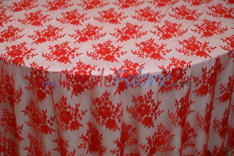 Chantilly Lace Fabric | 52” Wide | Elegant Floral Lace for Bridal & Formalwear