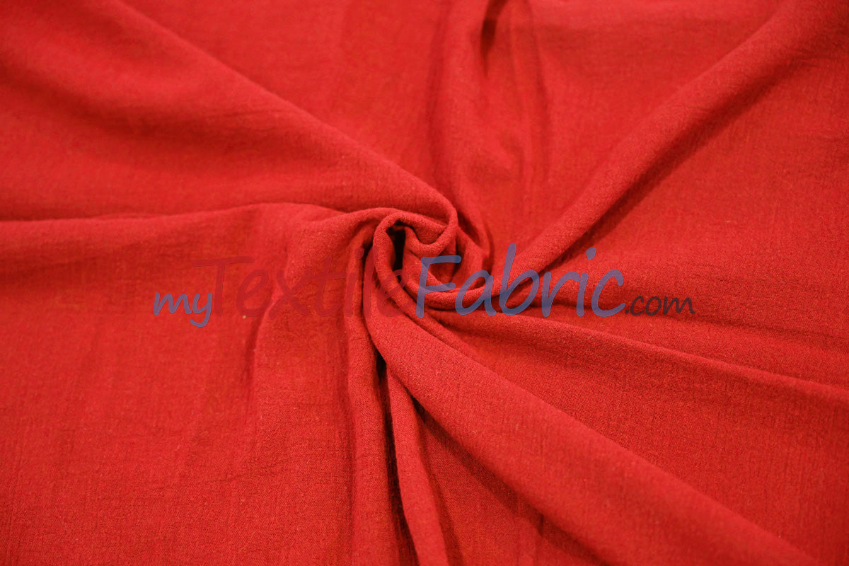 100% Cotton Gauze Fabric | Soft Lightweight Cotton Muslin | 48" Wide | Bolt Pricing | Multiple Colors