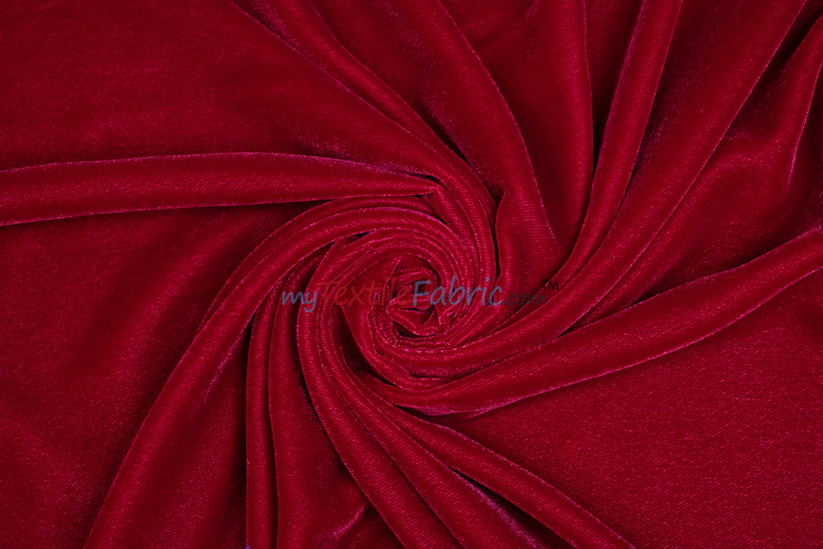 Micro Velvet Fabric by the Yard | Crown Velvet | 45" Wide | Multiple Colors |