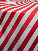 1" Stripe Satin Print | Dull Satin Print | 58/60" Wide | Stripe Satin Print Fabric | 3 Colors |