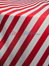 1" Stripe Satin Print | Dull Satin Print | 58/60" Wide | Stripe Satin Print Fabric | 3 Colors |