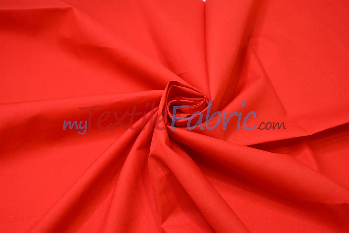 Polyester Cotton Broadcloth Fabric | 60" Wide | Solid Colors | Continuous Yards | Multiple Colors |