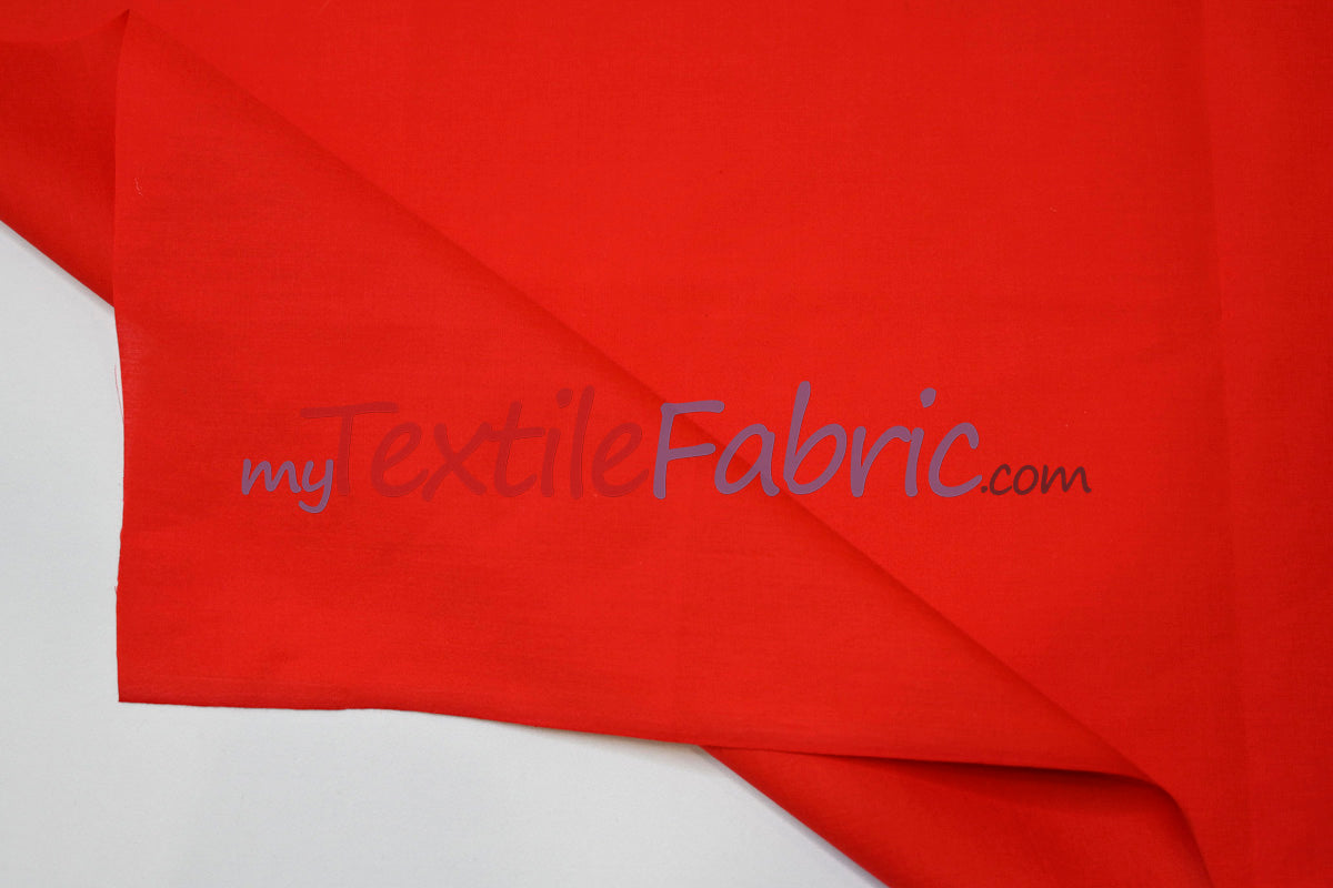 Polyester Cotton Broadcloth Fabric | 60" Wide | Solid Colors | Continuous Yards | Multiple Colors |