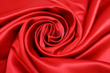 Lamour Satin Fabric | Polyester Matte Satin | Peau De Soie | 60" Wide | Wedding Dress, Tablecloth, Multiple Colors