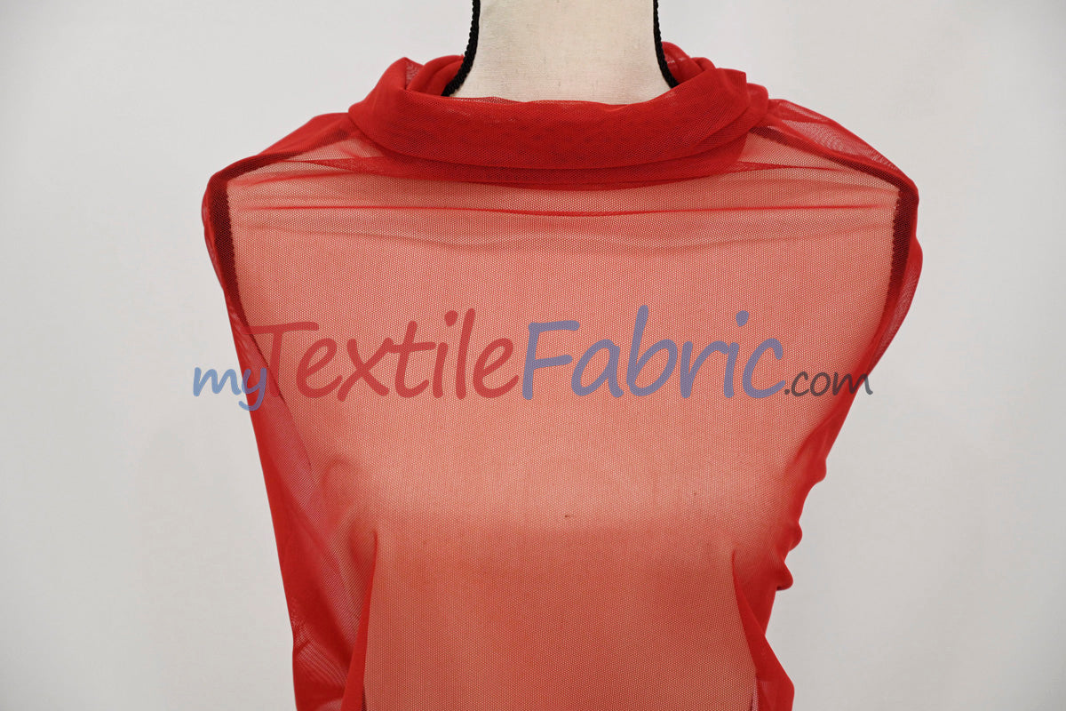 Super Soft Power Mesh Spandex | 20% Spandex | 60" Wide | 4 Way Stretch | Multiple Colors |