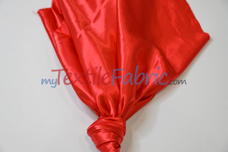 Stretch Charmeuse Satin Fabric | Soft Silky Satin Fabric | 96% Polyester 4% Spandex | Multiple Colors | Yards & Bolts