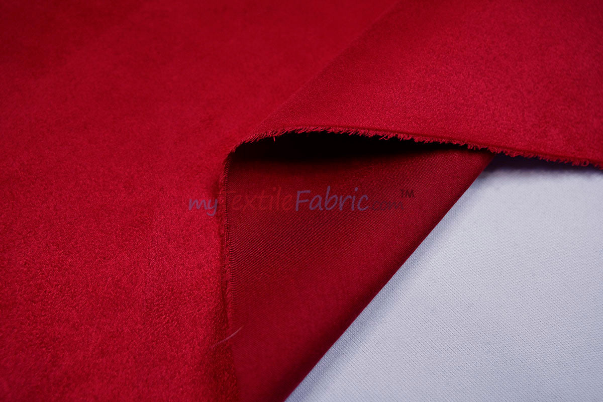 Suede Fabric | Microsuede | 40 Colors | 60" Wide | Faux Suede | Upholstery Weight, Tablecloth, Bags, Pouches, Cosplay, Costume | Continuous Yards |