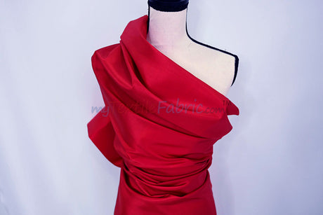 Stretch Taffeta Fabric | 60" Wide | Multiple Solid Colors | Continuous Yards | Costumes, Apparel, Cosplay, Designs | MTF Quality |