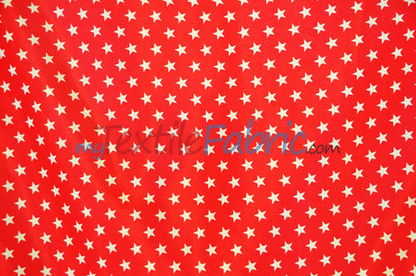 American Star Satin | American Flag in Red, Navy, and Blue Satin | Sold by the Yard x 60" Wide | Charmeuse Satin American Flag Print