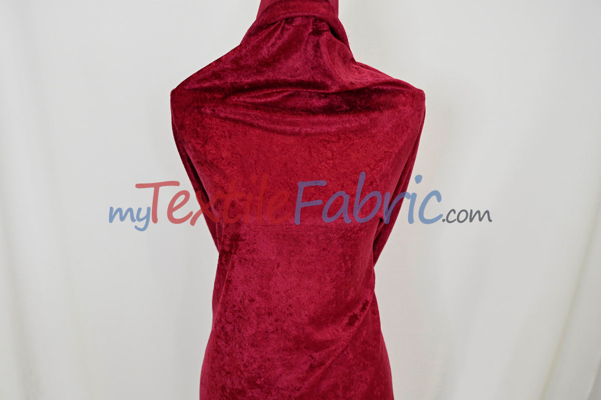 Panne Velvet Fabric | 60" Wide | Crush Panne Velour | Apparel, Costumes, Cosplay, Curtains, Drapery & Home Decor
