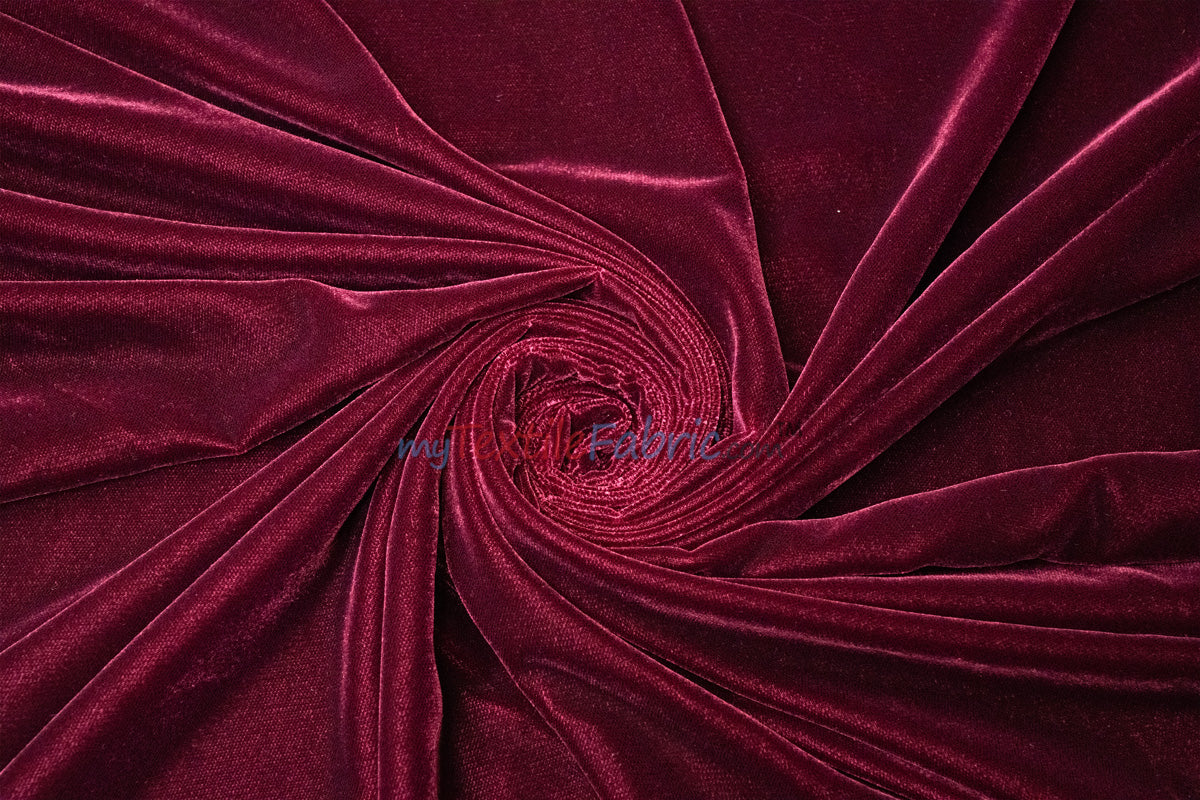 Micro Velvet Fabric by the Yard | Crown Velvet | 45" Wide | Multiple Colors |
