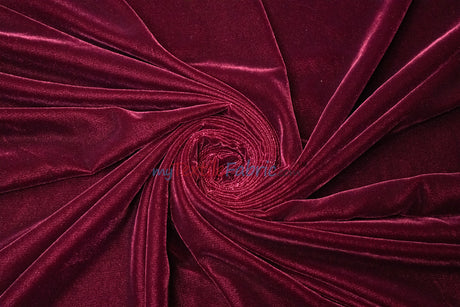 Micro Velvet Fabric by the Yard | Crown Velvet | 45" Wide | Multiple Colors |