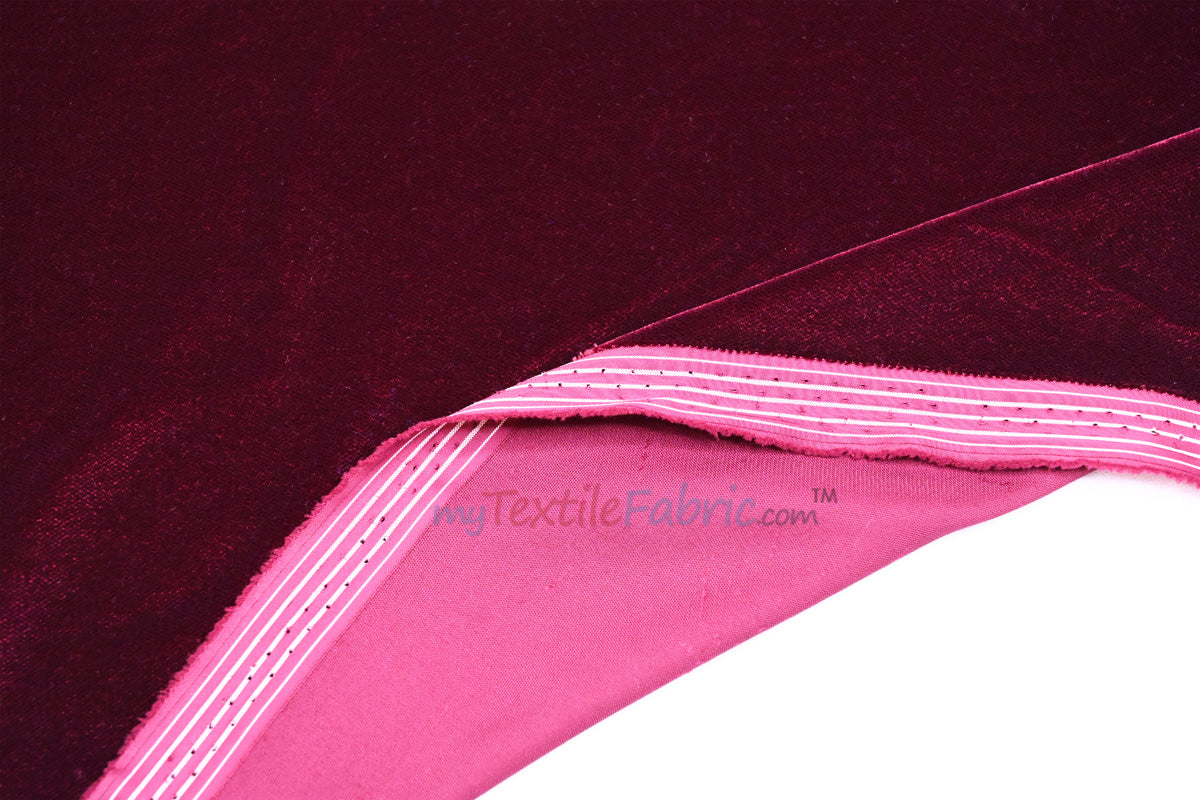 Micro Velvet Fabric by the Yard | Crown Velvet | 45" Wide | Multiple Colors |