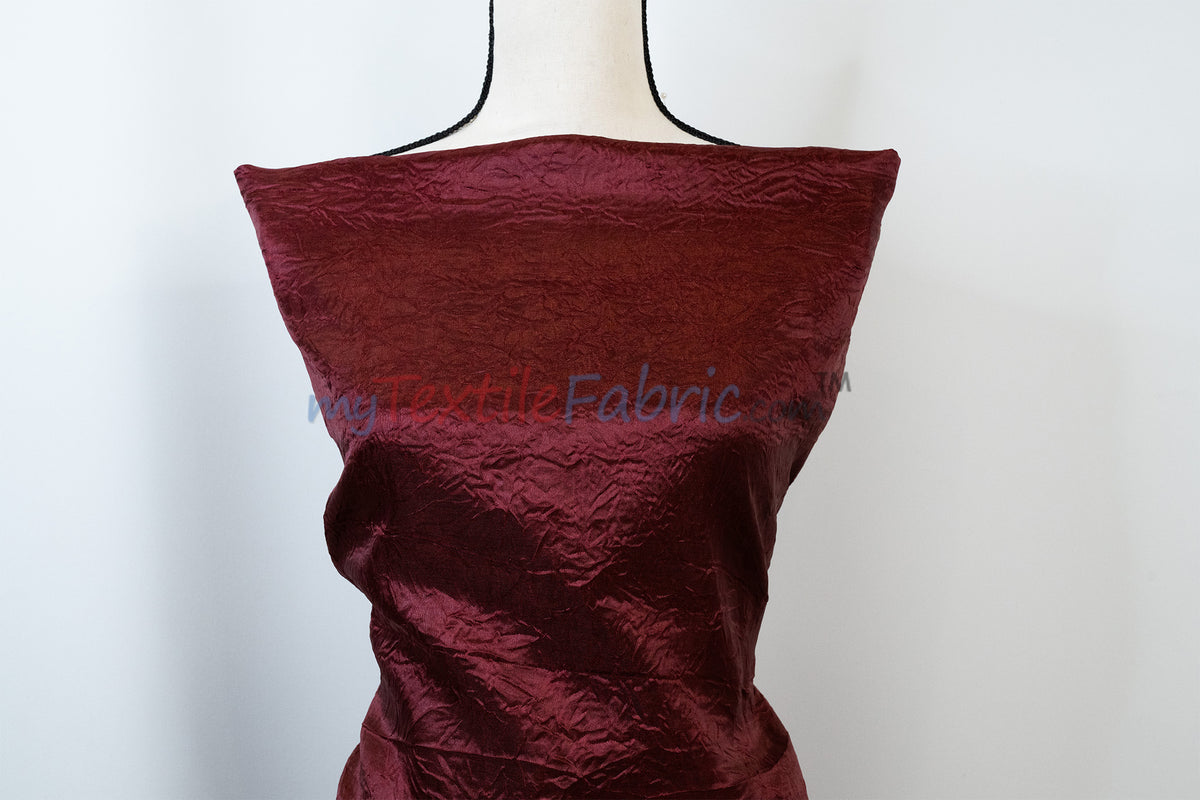 IFR Dull Crush Satin for Drapery | Extra Wide Tergalet Fabric | 108" Wide | Multiple Colors |