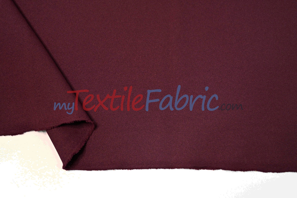 Extra Wide Polyester Fabric | 124" Wide Polyester Fabric | 124" Polypoplin for Tablecloths, Drapery, and Curtains |
