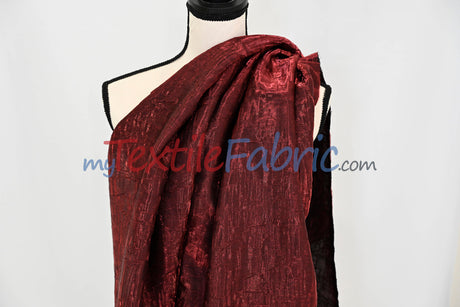 Iridescent Crush Shimmer Fabric | Iridescent Fabric | 54" Wide | Multiple Colors | Yards & Bolts