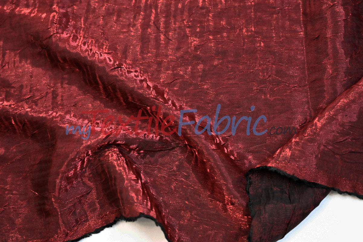 Iridescent Crush Shimmer Fabric | Iridescent Fabric | 54" Wide | Multiple Colors | Yards & Bolts