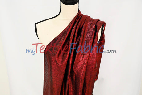 Metallic Stretch Slinky Fabric by the Yard | 58” Wide | 2 Way Stretch | Multiple Colors