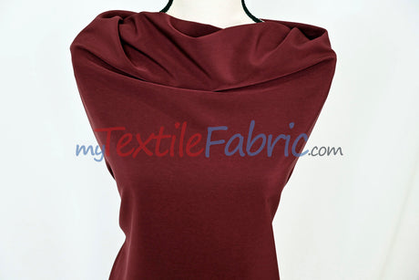 Peachskin Fabric | Polyester Peach Skin Fabric | 60" Wide | Suiting, Garments, Uniforms, Apparel |