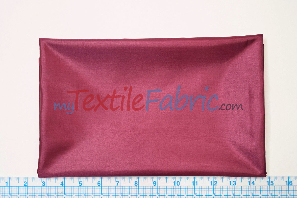 Polyester Silky Habotai Lining | 58" Wide | Super Soft and Silky Poly Habotai Fabric | Wholesale Bolt | Multiple Colors | Digital Printing, Apparel Lining, Drapery and Decor |