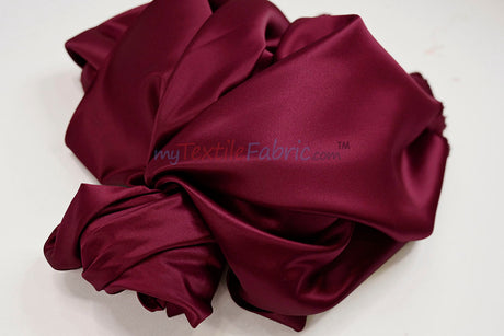Lamour Satin Fabric | Polyester Matte Satin | Peau De Soie | 60" Wide | Wedding Dress, Tablecloth, Multiple Colors