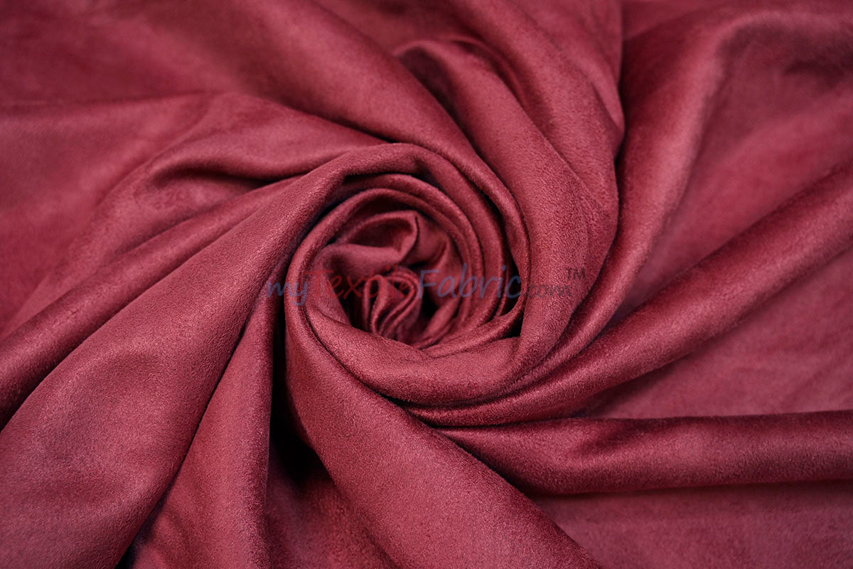 Suede Fabric | Microsuede | 40 Colors | 60" Wide | Faux Suede | Upholstery Weight, Tablecloth, Bags, Pouches, Cosplay, Costume | Continuous Yards |