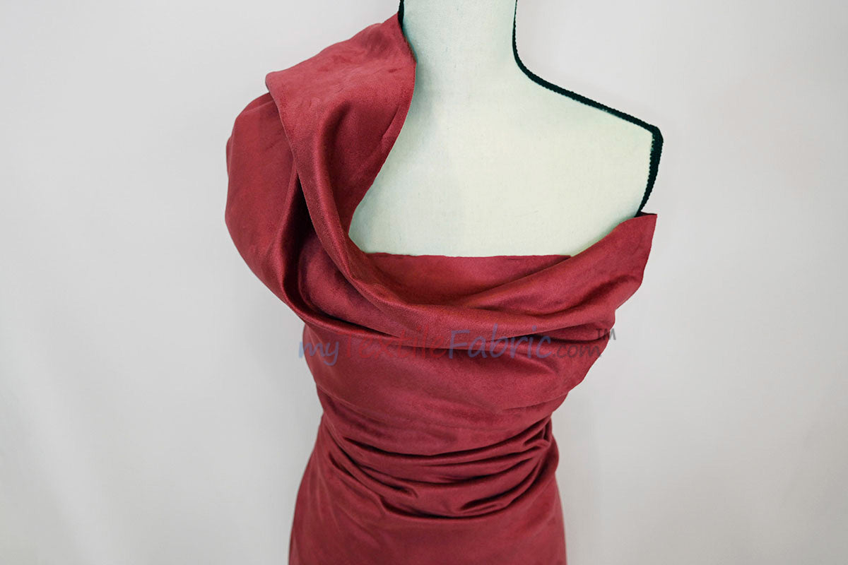 Suede Fabric | Microsuede | 40 Colors | 60" Wide | Faux Suede | Upholstery Weight, Tablecloth, Bags, Pouches, Cosplay, Costume | Continuous Yards |