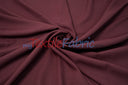 Scuba Double Knit Fabric | Basic Wrinkle Free Polyester Fabric with Mechanical Stretch | 60" Wide | Multiple Colors | Poly Knit Fabric |