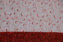 Swirl Organza Fabric | Embroidered Swirl Sheer | 54" Wide | Multiple Colors |